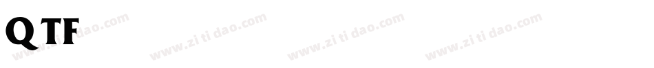 QTFrizQuad Bold字体转换